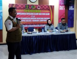 Lapas Kelas I Bandarlampung Gelar Penyuluhan Penanggulangan Bencana Bersama BPBD Lampung