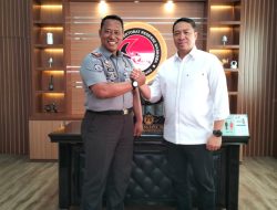 Tingkatkan Sinergitas dengan APH, Kalapas Kelas I Bandarlampung Kunjungi Polda Lampung 