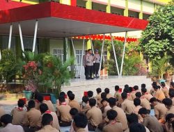 Kunjungi SMAN 5 Balam, Kapolsek Sukarame Lakukan Pembinaan dan Penyuluhan Kenakalan Remaja