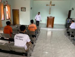 WBP Kristen Lapas Narkotika Kelas IIA Bandar Lampung Rutin Ikuti Bimbingan Rohani