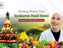 Atikoh Ganjar Bakal Syukuran Hasil Bumi Bareng Ribuan Wanita Tani di Pringsewu 