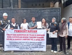 PN Tanjungkarang Gelar Eksekusi Aset PT BCA 