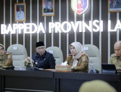Gubernur Mirza Sinkronisasi RPJMD Provinsi Lampung Dengan RPJMN