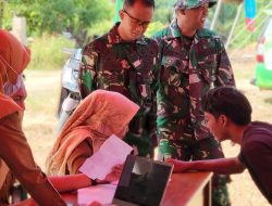 Tim Kesehatan TMMD Ke-124 Kodim 0422/Lampung Barat Kembali Berikan Pelayanan Kesehatan Gratis