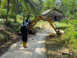 TMMD ke-124, Kodim 0422/LB Tingkatkan Kualitas Akses di Pekon Pemerihan