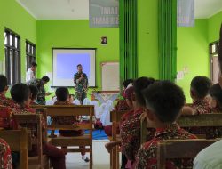 TMMD ke-124 Kodim 0422/LB Gelar Wawasan Kebangsaan di SDN 19 Krui