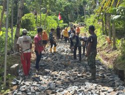 Pengerjaan Fisik TMMD ke-124 Kodim 0422/Lampung Barat Capai 50 Persen