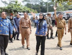 Didampingi Kadisdik, Wagub Jihan Nurlela Tinjau SMANO Kota Metro Sekolah Berbasis Olahraga