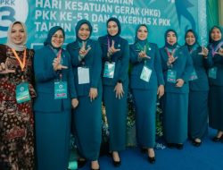 Ketua TP. PKK Provinsi Lampung Ikuti Arahan Ketua TP PKK Pusat di Rakernas X PKK