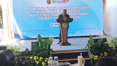 RSUDAM Luncurkan Klinik Berhenti Merokok dan Rumah Singgah