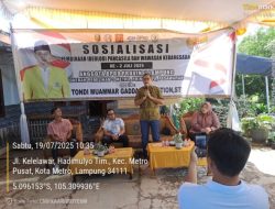 Tondi Tegaskan Pancasila Sebagai Pandangan Hidup Bangsa