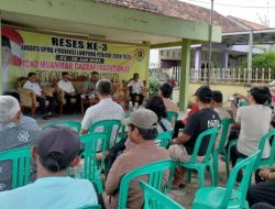 Tondi: Warga Hadimulyo Barat Metro Pusat Sampaikan Sejumlah Aspirasi