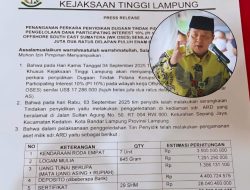 Kejati Sita Aset Fantastis Milik Arinal