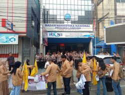 Permahi Gelar Aksi di BNNP Lampung