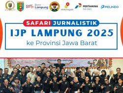 Malam Ini, IJP Lampung Bertolak ke Jawa Barat Gelar Safari Jurnalistik