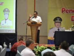 Gubernur Rakor Penanganan Jalan/Jembatan di Provinsi Lampung Bersama Irjend Kemendagri dan Dirjen Bina Keuangan Daerah Kemendagri