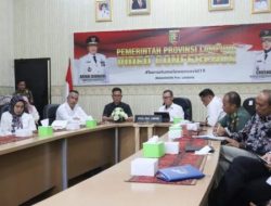 Pemprov Lampung Mengikuti Rapat Pengendalian Inflasi Bersama Mendagri