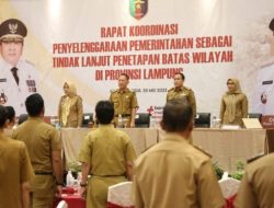 Pemprov Lampung Gelar Rapat Koordinasi Penyelenggaraan Pemerintahan