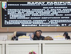 Wagub Chusnunia Serahkan Dokumen Raperda Pertanggungjawaban Pelaksanaan APBD 2022