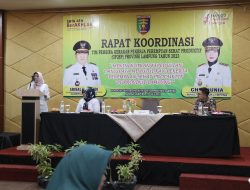 Pemprov Lampung Gelar Rakor Tim Pembina Gerakan Perempuan Senat Produktif Tahun 2023