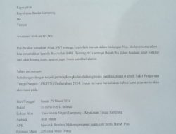 Forum Peduli Pembangunan Demo Unila