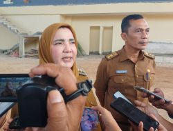 Kadis PU Dampingi Walikota Cek Pembangunan GOR Siger Indoor Wayhalim