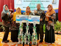 Metro Kota Pendidikan, Borong Tiga Piala Lomba Sekolah Sehat