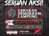 Tolak Politik Uang, Gerakan Demokrasi Lampung Gelar Aksi