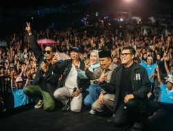 Warga Tanggamus Antusias Padati Konser Riang 2 Gembira Bareng Mirza-Jihan