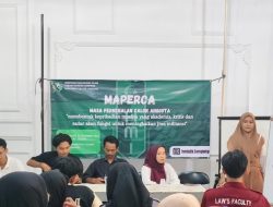 Bentuk Kader Berintegritas, Komisariat Persiapan UTB Lampung Gelar Maperca Perdana