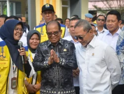 Pj. Gubernur Lampung Dampingi Menko Bidang Pangan Resmikan Pasar Natar, Dorong Penguatan Ekonomi Lokal