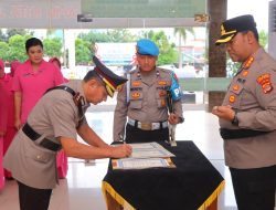 AKBP Yonirizal Khova Resmi Jabat Waka Polresta Bandar Lampung